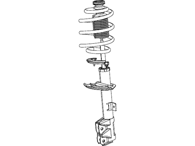 Mopar 5105171AG Strut Front Suspension