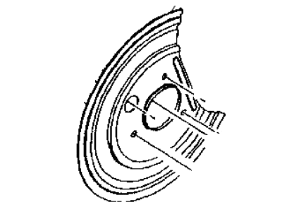 Mopar 5015167AA Shield Brake Mopar 5015167AA Shield Brake