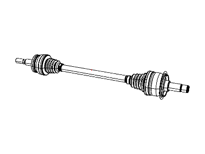 Chrysler 4578034AE SHAFT Axle Half