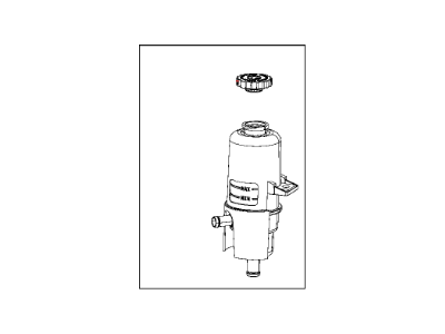 Mopar 68193090AB Reservoir Power Steering Fluid Includes Reservior Cap