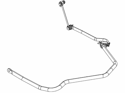 Ram 68160330AA STABILIZER BAR Rear Suspension