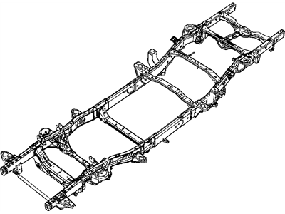 Dodge 55398250AE FRAME ASSEMBLY Chassis