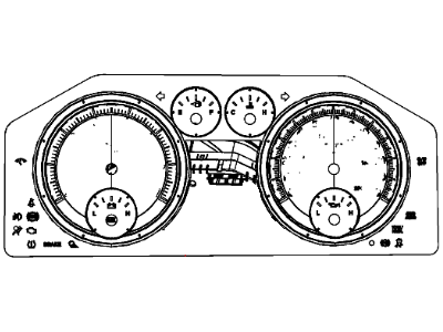 Ram 68245235AA CLUSTER Instrument Panel