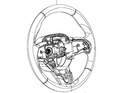 Chrysler 5ZC00LA3AA WHEEL Steering