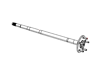 Mopar 52114885AA Shaft Axle Rear Mopar 52114885AA Shaft Axle Rear