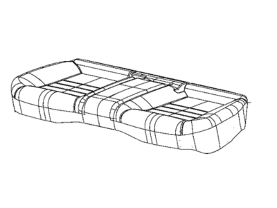 Mopar 5YB76DX9AA Cover Rear Seat Cushion Mopar 5YB76DX9AA Cover Rear Seat Cushion