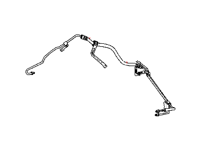 Jeep 5105087AH HOSE Power Steering Pressure and Return