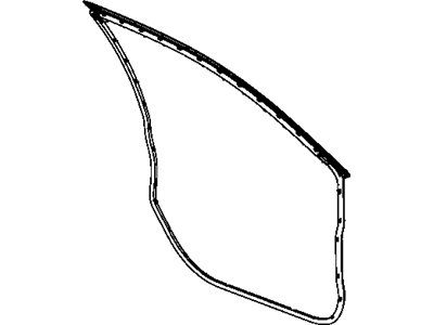 Dodge 5008843AC WEATHERSTRIP Front Door Mounted