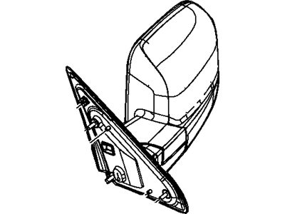 Ram 68412769AA MIRROR Outside Rearview