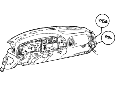 Dodge 5GE24LAZAA Passenger Air Bag