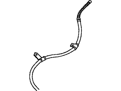Chrysler Sebring Parking Brake Cable - MR205956