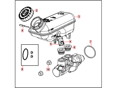 Mopar 4581491AA Master Cylinder Brake Mopar 4581491AA Master Cylinder Brake