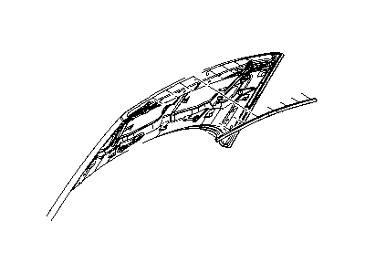 Mopar 5067756AB Weatherstrip Hood To Radiator Mopar 5067756AB Weatherstrip Hood To Radiator