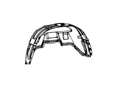 Ram 68443428AB SHIELD Wheelhouse