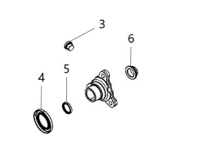 Mopar 68402923AA Flange Output
