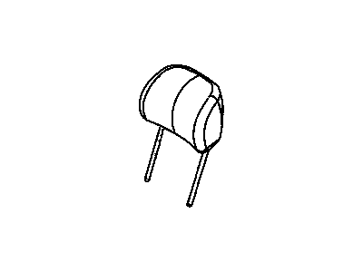 Jeep 1BC851D5AA HEADREST Rear