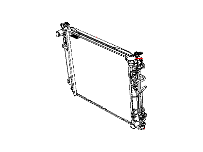 Mopar 4677755AA Radiator Engine Cooling Mopar 4677755AA Radiator Engine Cooling