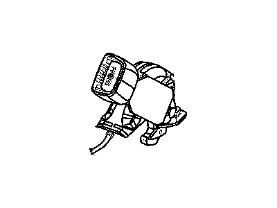 Chrysler ZK391FLAA SEAT BELT Buckle Half w/Latch