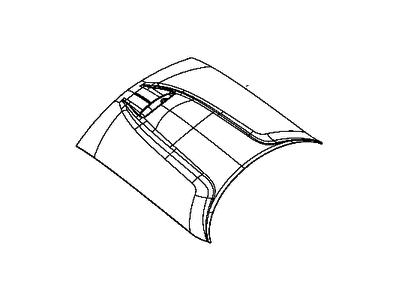 Dodge 68259671AE HOOD
