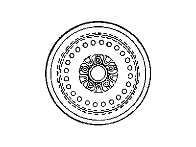 1999 Dodge Grand Caravan Spare Wheel - 4743870AA