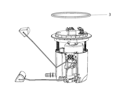 Jeep 68403974AC MODULE KIT Fuel Pump/Level Unit