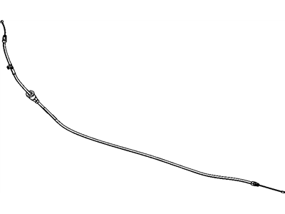 Chrysler Parking Brake Cable - 4721495AC