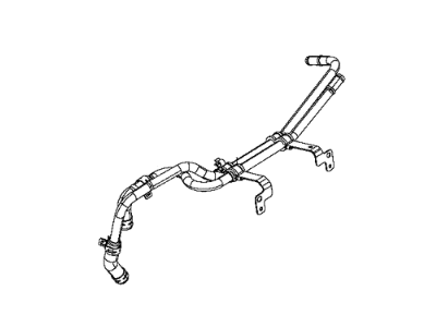 Mopar 68280793AB Hose And Tube Transmission Oil Cooler Pressure And Return Mopar 68280793AB Hose And Tube Transmission Oil Cooler Pressure And Return