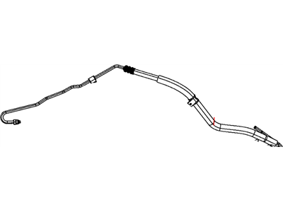 Jeep 5105788AL HOSE Power Steering Pressure and Return