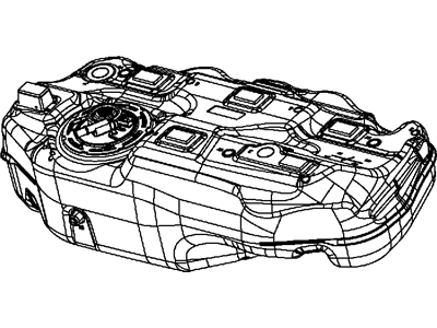 68166587AA Mopar Tank Fuel Illustration 1 of 1