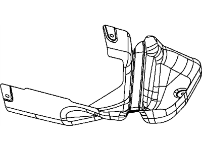 68089282AC Mopar Shield Fuel Tank Heat Illustration 1 of 1