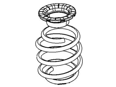 Jeep 68034671AA SPRING Rear Coil