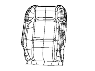 Jeep 7DZ04BDQAA COVER Front Seat Back