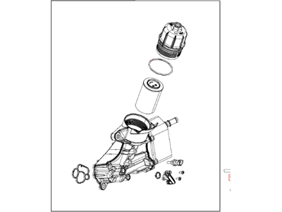 Mopar 68229403AA Filter/Cooler Assembly Oil