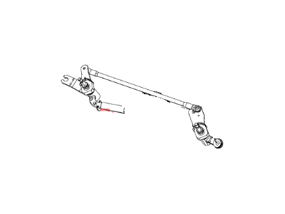 Jeep 68197133AB PIVOT AND LINKAGE Wiper