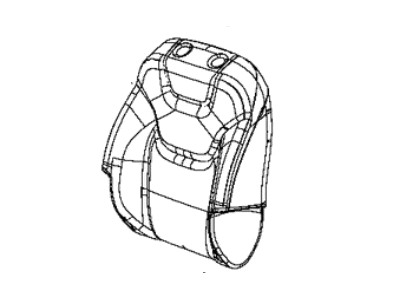 Jeep 6QB46HL1AA COVER Front Seat Back