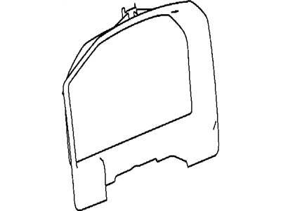 Mopar 1NM842TVAA Bezel Instrument Cluster 1NM842TVAA Mopar Bezel Instrument Cluster Illustration 1 of 1