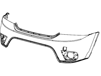 Dodge 1SW02TZZAB FASCIA Front