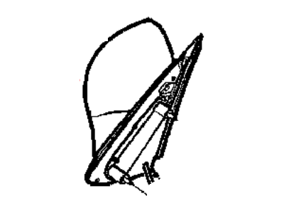 Mopar 5067423AA Mirror Outside Rearview Mopar 5067423AA Mirror Outside Rearview