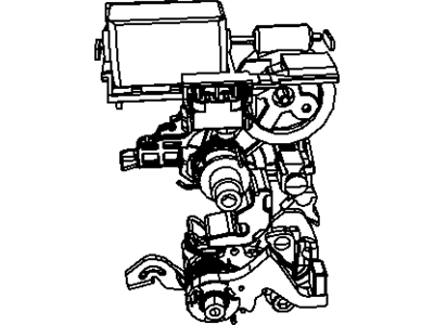 Mopar 4589272AE Latch Front Door See Illustration 140 For Clips