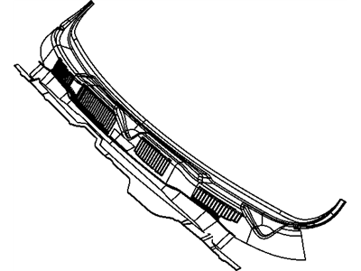 Dodge 55112305AB PANEL Cowl Top