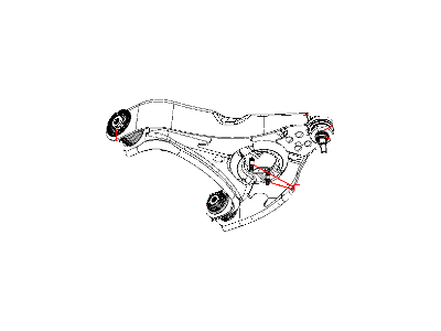 Mopar 52121516AB Arm Lower Control Front