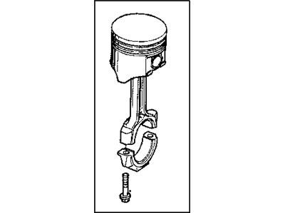 Dodge 5066565AB PISTON PIN AND ROD