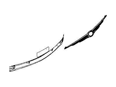 Mopar 5116124AB Emblem Chrysler Wing