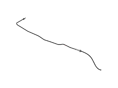 Jeep 68032581AC RELEASE Hood Latch With Cable