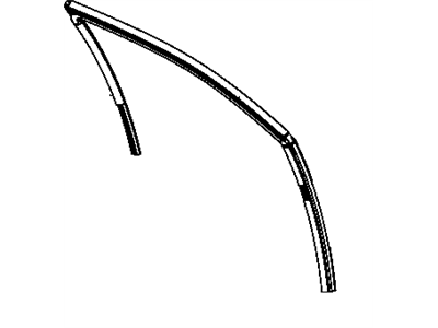 Chrysler 5074560AB WEATHERSTRIP Front Door Glass