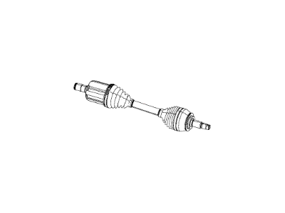 Jeep 68239396AA SHAFT Axle Half