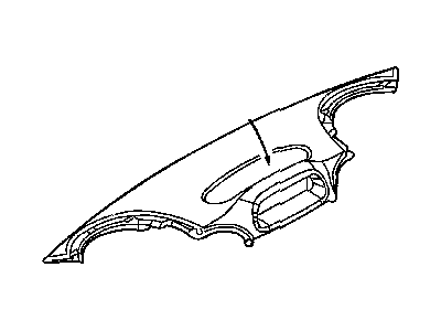 Dodge 5122364AA COVER Instrument Panel