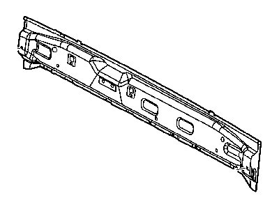 Mopar 55276459AC Reinforcement Cab Back 55276459AC Mopar Reinforcement Cab Back Illustration 1 of 1