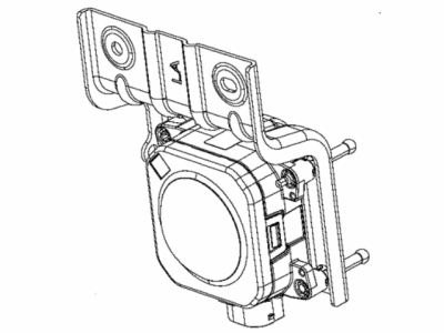 Mopar 4672577AA Sensor And Bracket Adaptive Speed Control Module
