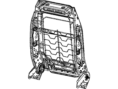 Jeep 5183308AA FRAME Front Seat Back